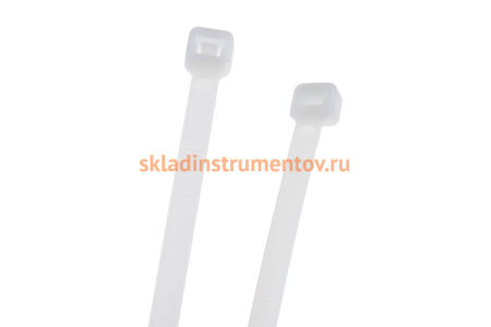 Универсальный пластиковый хомут ЭВРИКА белый 5.0x500мм 25шт ER-05502