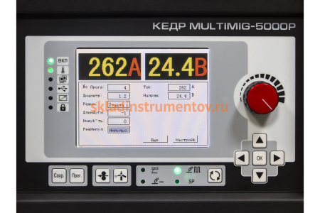 Сварочный источник для цифрового механизма подачи КЕДР MultiMIG-5000P 8009277
