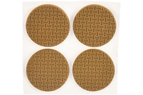 Самоклеящиеся накладки на мебельные ножки Stayer COMFORT: ЭВА, коричневые, круглые - диаметр 35 мм, 4 шт 40914-35