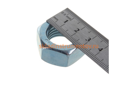 Гайка ЗУБР ГОСТ 5927-70, M20, 1 шт, кл. пр. 6, оцинкованная, 303556-20