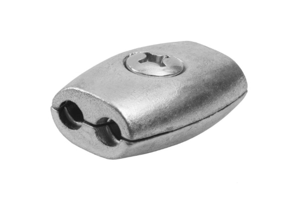 Зажим троса "Бочонок" 20 шт. (4 мм; ТФ5) Зубр 4-304455-04 Зажим троса "Бочонок" 20 шт. (4 мм; ТФ5) Зубр 4-304455-04