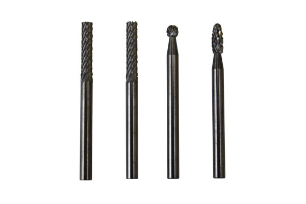 Набор из 4 твердосплавных борфрез с хвостовиком 3 мм Euroboor RBS.104