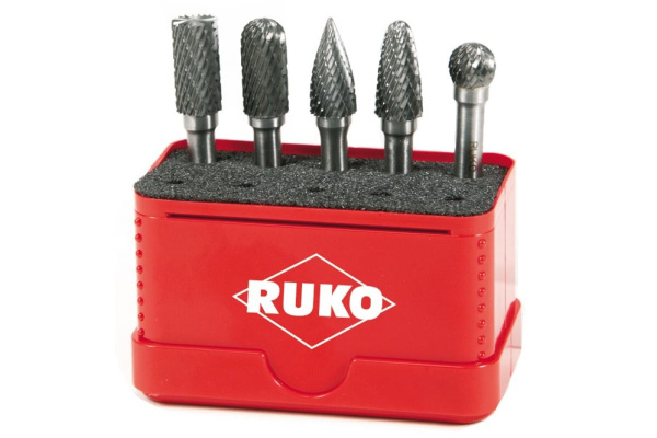 Набор борфрез твердосплавных HM 5 шт Ruko 116004