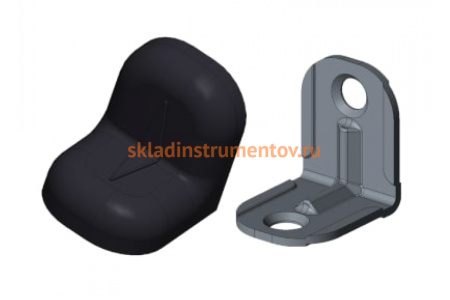 Уголок с заглушкой MFK-TORG 20х20х16х1.2 черный 2 20 20 2