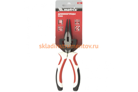 Прямые длинногубцы MATRIX Premium 160 мм 17185 Прямые длинногубцы MATRIX Premium 160 мм 17185