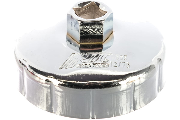 Съемник масляного фильтра 76мм 12-ти гранный чашка JTC 4669