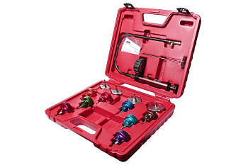 Набор для тестирования герметичности охладительной системы, 14 предметов JTC 1005