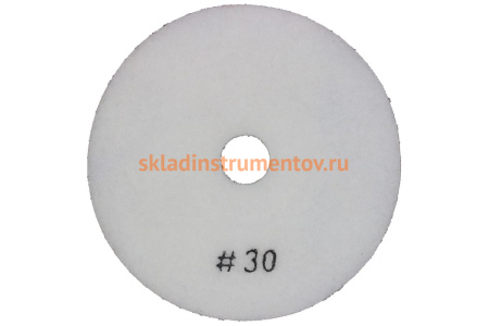 Алмазный гибкий шлифовальный круг Orientcraft АГШК 100 мм, P30, Черепашка для влажной шлифовки 10030