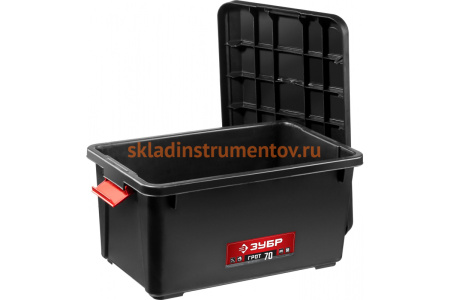 Пластиковый универсальный ящик-контейнер Зубр ГРОТ-70 38184-24_z01