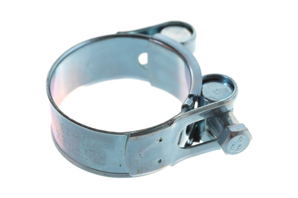 Металлические хомуты СИБРТЕХ, силовые, 40-43мм, ширина 20мм, шарнирный, W1, 2шт 47525