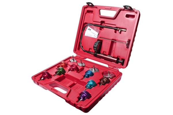 Набор для тестирования герметичности охладительной системы, 14 предметов JTC 1005