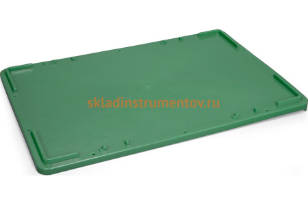Крышка п/э для ящиков Тара.ру 600х400 мм, зеленая, морозостойкая 08075
