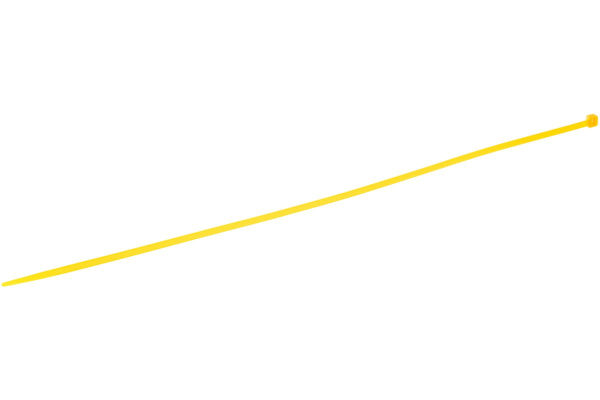 Нейлоновый хомут Зубр МАСТЕР желтый, 4,8 мм x 400 мм, 100 шт 309050-48-400