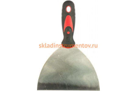 Шпатель из нержавеющей стали КЕДР ПРОФИ 150мм, двухкомпонентная ручка 041-0150 26231