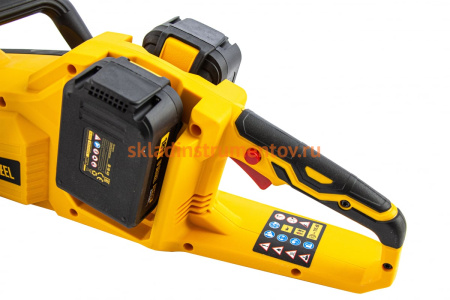 Бесщеточная цепная аккумуляторная пила DENZEL RCS400-36 58610