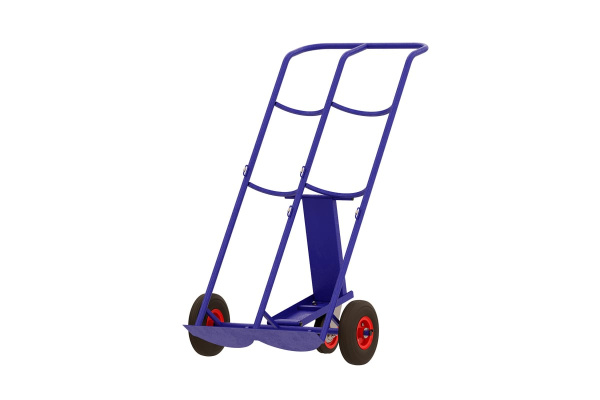 Тележка для двух баллонов RUSKLAD КП 2 литые ремень Тележка для двух баллонов RUSKLAD КП 2 литые ремень