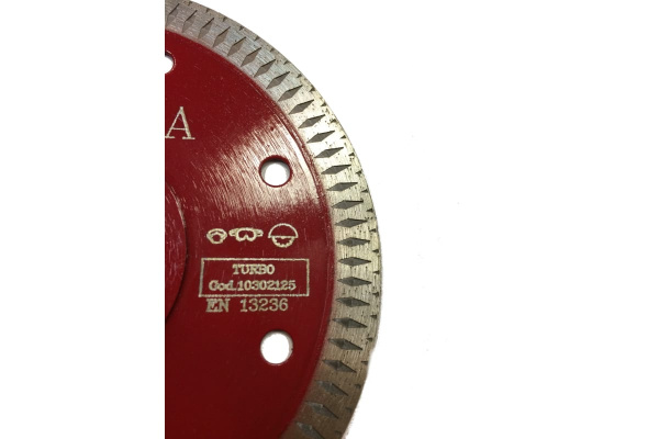 Диск алмазный HARD MATERIALS по керамограниту (125х22.23 мм) Solga Diamant 10302125