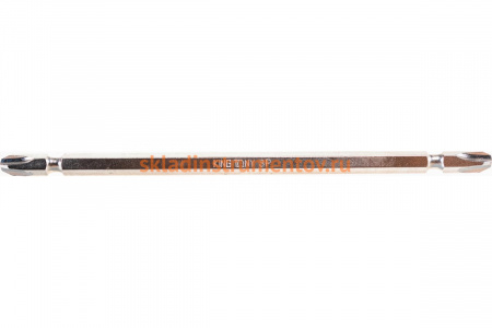 Бита двухсторонняя 1/4", Phillips, PH3, 150 мм KING TONY 131503P