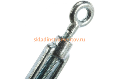 Талреп ЗУБР DIN 1480, крюк-кольцо, М8, кованая натяжная муфта, оцинкованный 304356-08 Талреп ЗУБР DIN 1480, крюк-кольцо, М8, кованая натяжная муфта, оцинкованный 304356-08