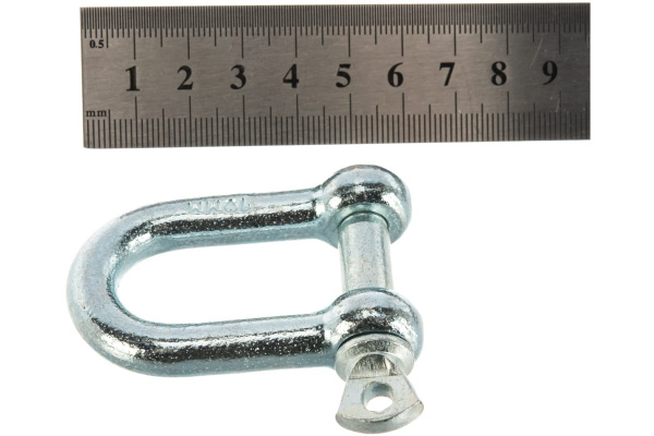 Такелажная скоба ЗУБР, 10мм, 1 шт, тип прямой, оцинкованная, 304516-10 Такелажная скоба ЗУБР, 10мм, 1 шт, тип прямой, оцинкованная, 304516-10