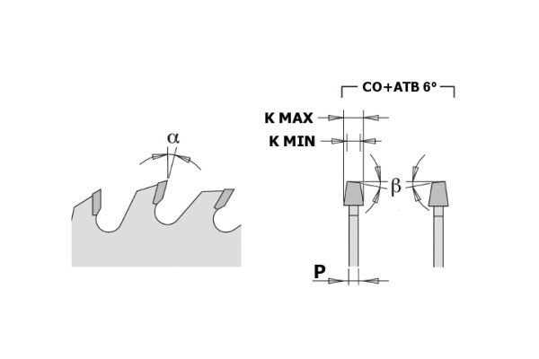 Диск подрезной по дереву (120х20х3,1-4,0/2,2 мм; Z=24) CMT 288.720.24H
