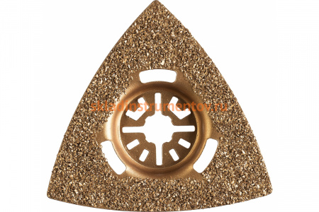 Шлифовальная насадка треугольная ШВД-80 (80 мм) Зубр 15563-80