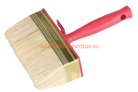 Кисть-макловица, светлая натуральная щетина, 30x100мм Зубр "УНИВЕРСАЛ - МАСТЕР", "КМ-25" 01825-10