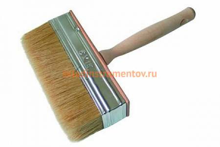 Кисть РемоКолор натуральная щетина, деревянная рукоятка, 50х150мм, 02-2-215
