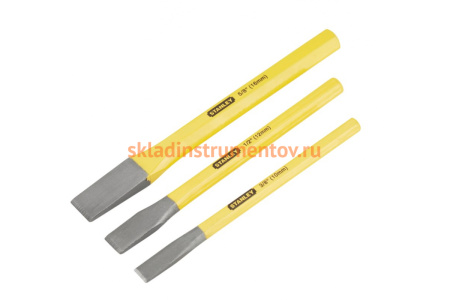 Набор из 3-х слесарных зубил Stanley 4-18-298