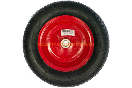 Колесо пневматическое 3.50-8 (370 мм; втулка-95 мм, подшипник 20 мм) для тачек WB200D, WB120D, WB300D Tsunami D0KB8A4AIR35002