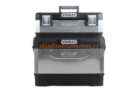 Металлический ящик для инструмента с колесами двухсекционный Stanley 1-95-832