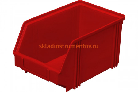 Ящик Тара.ру п/э, 250x148x130, красный 00565
