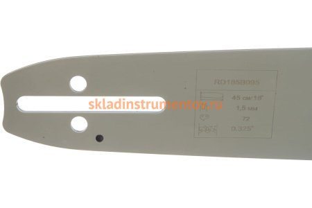 Шина 45 см/18", 0.325", 1,5 мм, 72 звена REDVERG RD185B095 5025471