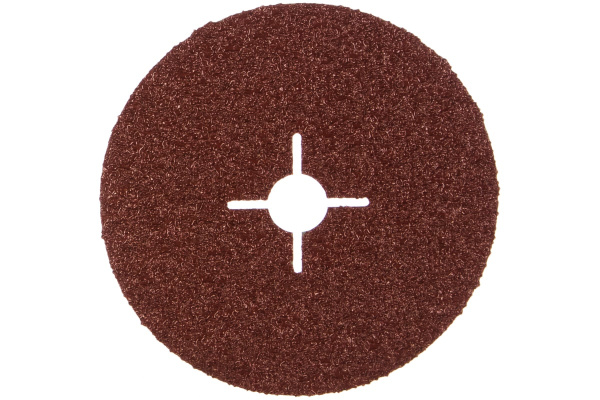 Круг шлифовальный ПРОФИ фибровый (5 шт; 150х22 мм; P24) для УШМ Зубр 35585-150-024