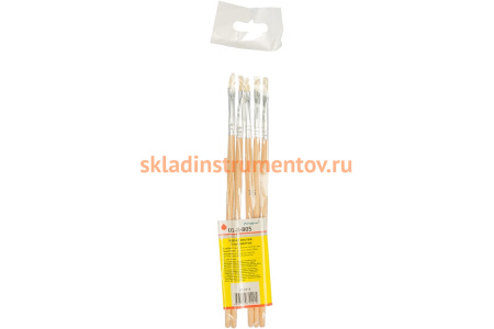 Филеночная кисть, 5 мм, (5 шт /уп.) РемоКолор 01-8-805