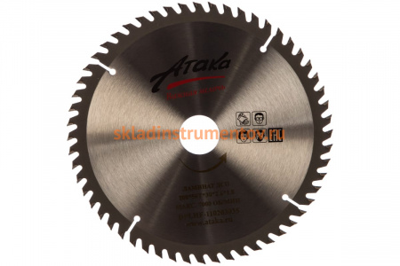 Диск пильный (200 мм; 56T; 30 мм) по ламинату и дсп профи АТАКА 8078030