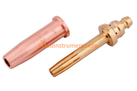 Мундштук к трехтрубному пропановому резаку №6-PNM в сборе 225-300 мм Сварог 94190