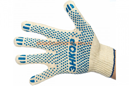 Перчатки х/б с ПВХ Энкор 56102