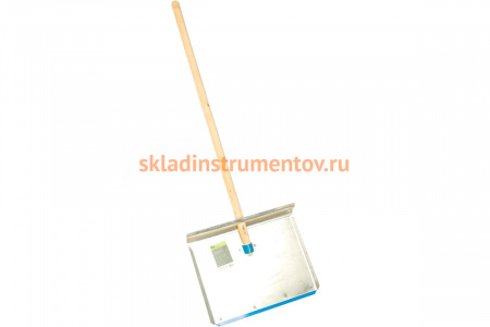 Тротуарная лопата, алюминий с черенком 500 х 400 мм СИБРТЕХ 61489