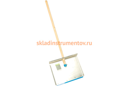 Тротуарная лопата, алюминий с черенком 500 х 400 мм СИБРТЕХ 61489