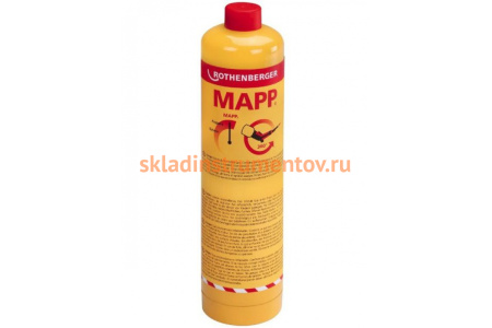 МАПП газ в баллоне ROTHENBERGER 750 мл. 35521-B МАПП газ в баллоне ROTHENBERGER 750 мл. 35521-B