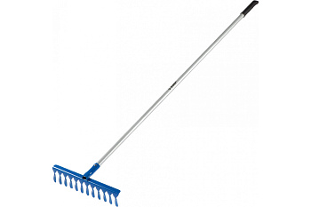 Витые грабли Зубр Эксперт 12 зубцов алюминиевый черенок 380x95x1500 мм 39585-12