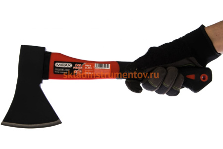 Топор со стеклопластиковой обрезиненной рукояткой MIRAX 20601-08_z01 0,8кг