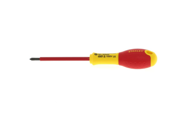 Диэлектрическая отвертка FATMAX 1000V PH1х100 мм Stanley 0-65-415