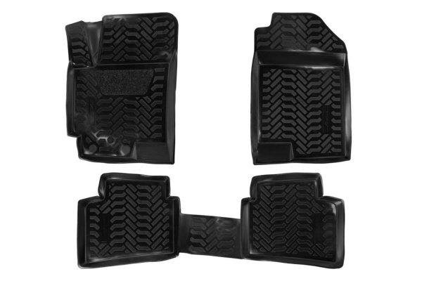 Ковры в салон Airline 3D для Hyundai Solaris II 17-/Kia Rio IV 06.2017 4 шт. ACM-PS-37