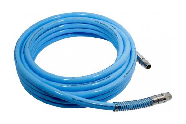 Воздушный шланг полиуретановый Aist 13х19 мм 10 м с резьбовым соединениями 12" 00-00015999