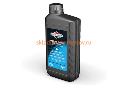 Масло для 4-тактных двигателей синтетическое зимнее B&S SAE 5W30 1 л Briggs&Stratton 100007W