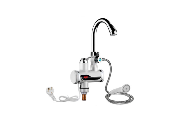 Кран-водонагреватель MATRIX SM-HY30070 проточный, с индикацией и душевым комплектом 5315