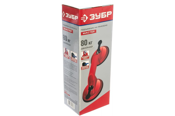 Двойной стеклодомкрат 80кг Зубр МАСТЕР 33724-2
