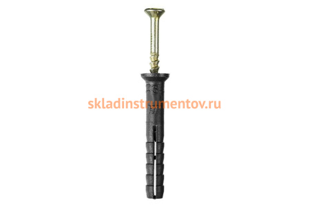 Дюбель-гвоздь STAYER полипропиленовый потайный бортик 6 x 80 мм 1000 шт 30640-06-080